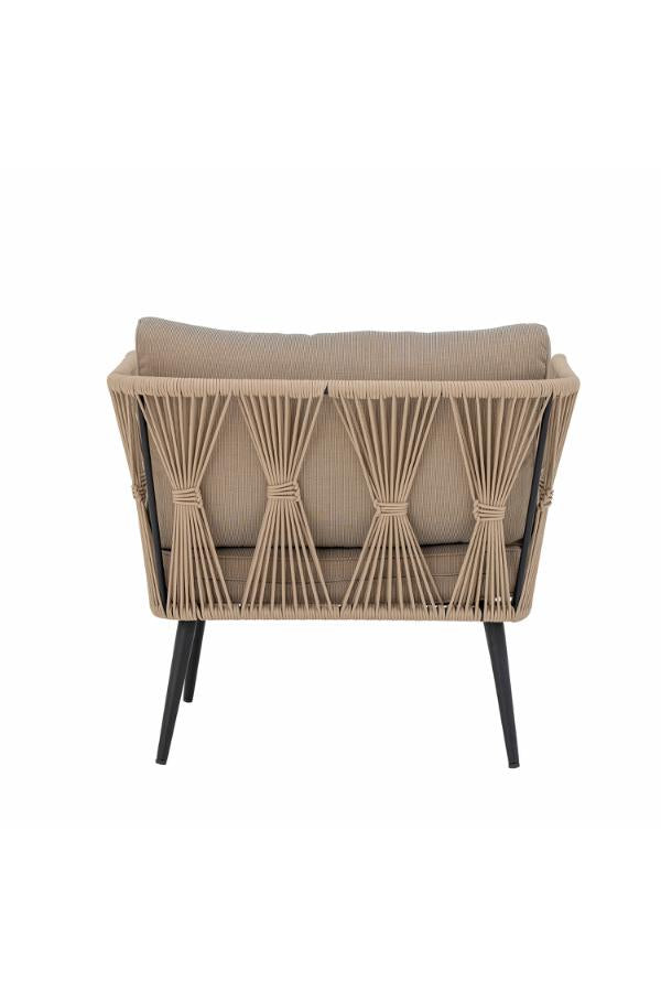 Bloomingville Pavone Lounge Chair, Brown, Metal