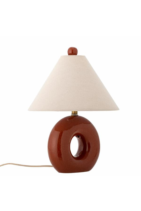 Bloomingville Panja Table lamp, Red, Stoneware
