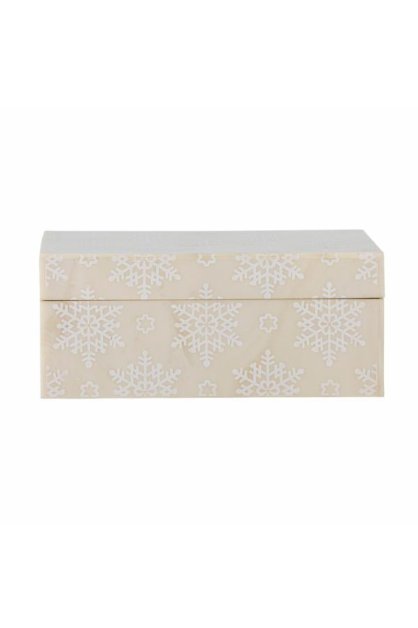 Bloomingville Cheri Box w/Lid, Nature, Resin