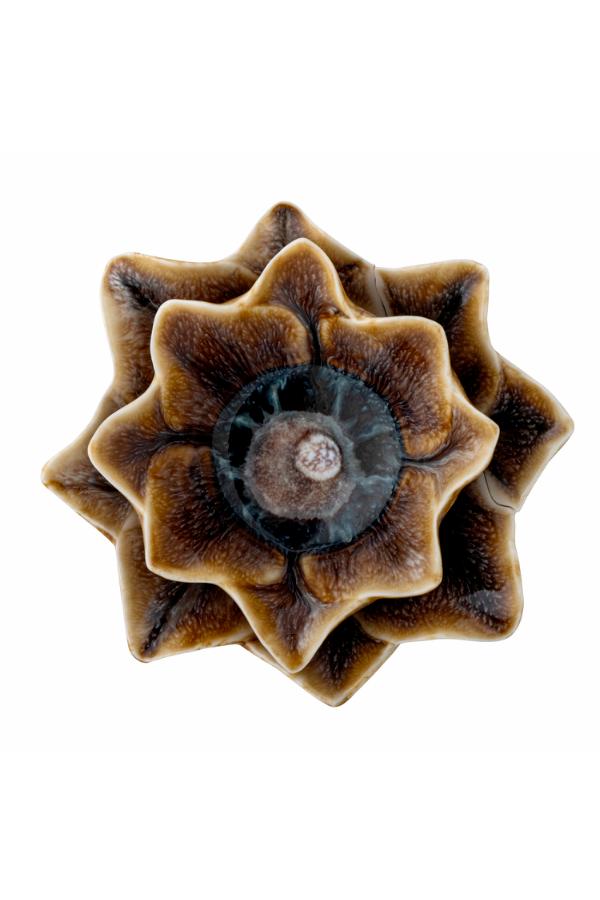 Creative Collection Dinah Votive, Brown, Stoneware