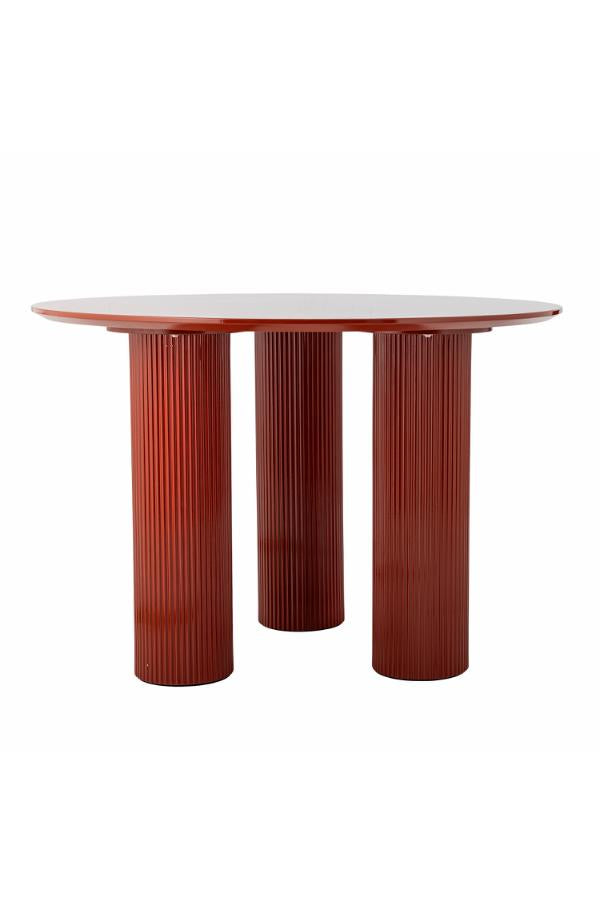 Bloomingville Della Dining Table, Red, FSC®100%, MDF