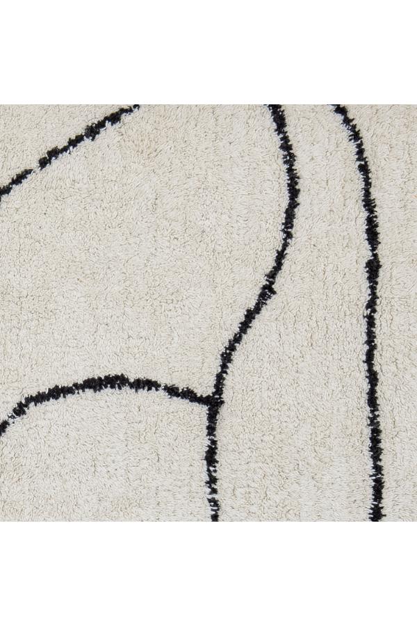Bloomingville Viga Rug, White, Cotton