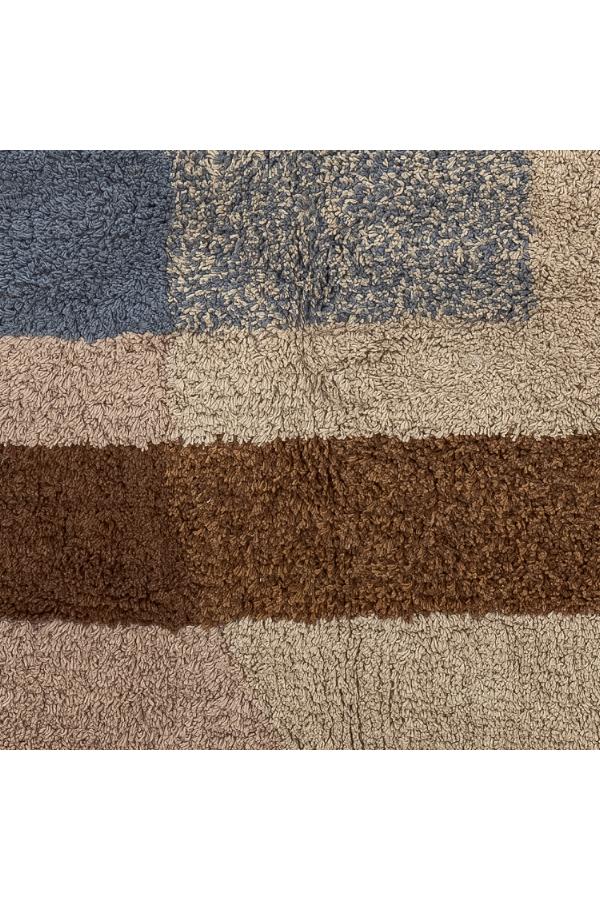 Bloomingville Zofia Rug, Brown, Cotton