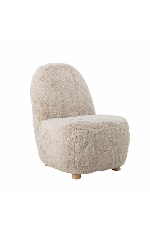 Creative Collection Yvona Lounge Chair, Nature, FSC®100%, Rubberwood