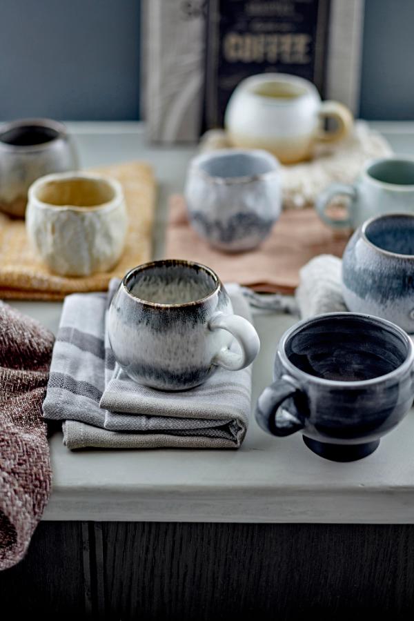 Bloomingville Paula Cup, Grey, Stoneware