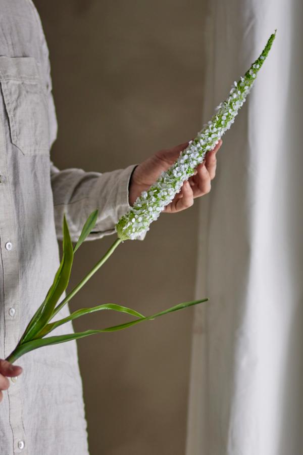 Bloomingville Foxtail Stem, White, Artificial Flowers