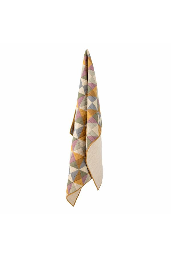 Bloomingville Crewe Quilt, Multi, Cotton OEKO-TEX®