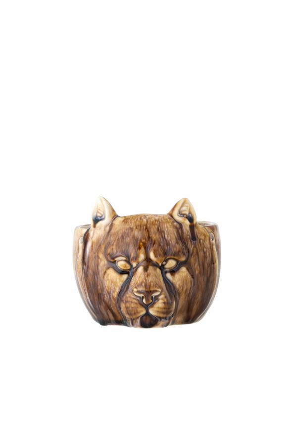 Creative Collection Abner Flowerpot, Brown, Stoneware