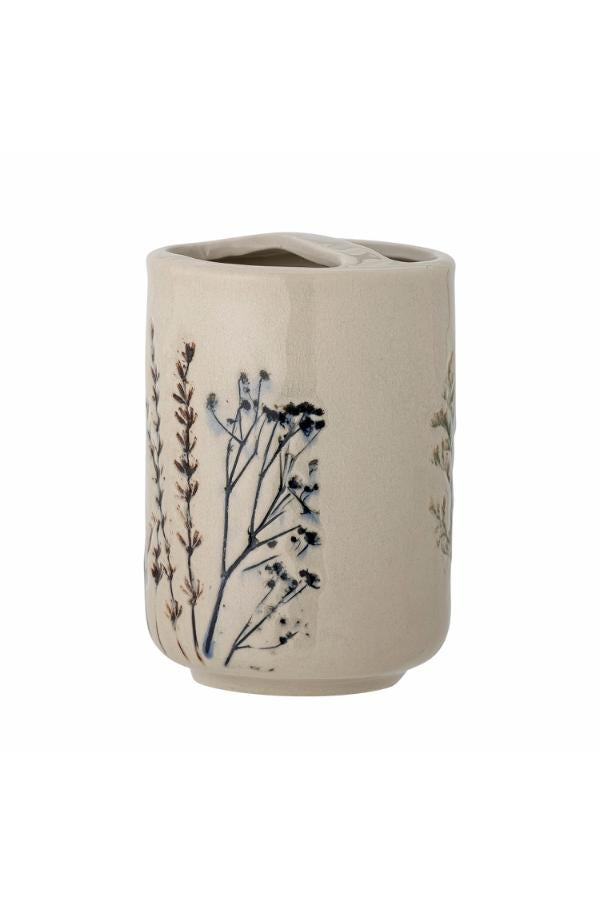 Bloomingville Bea Soap Dispenser Set, Nature, Stoneware