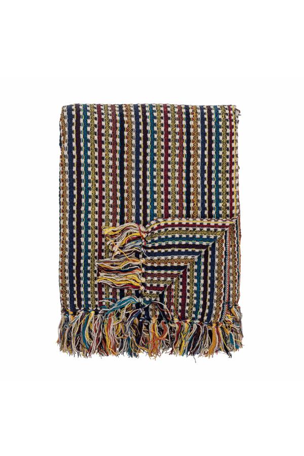 Bloomingville Lazzario Throw, Multi, Recycled Cotton