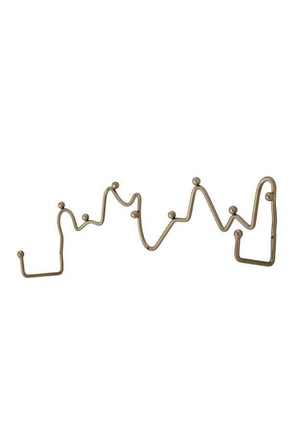 Bloomingville Blu Coat Rack, Brass, Metal