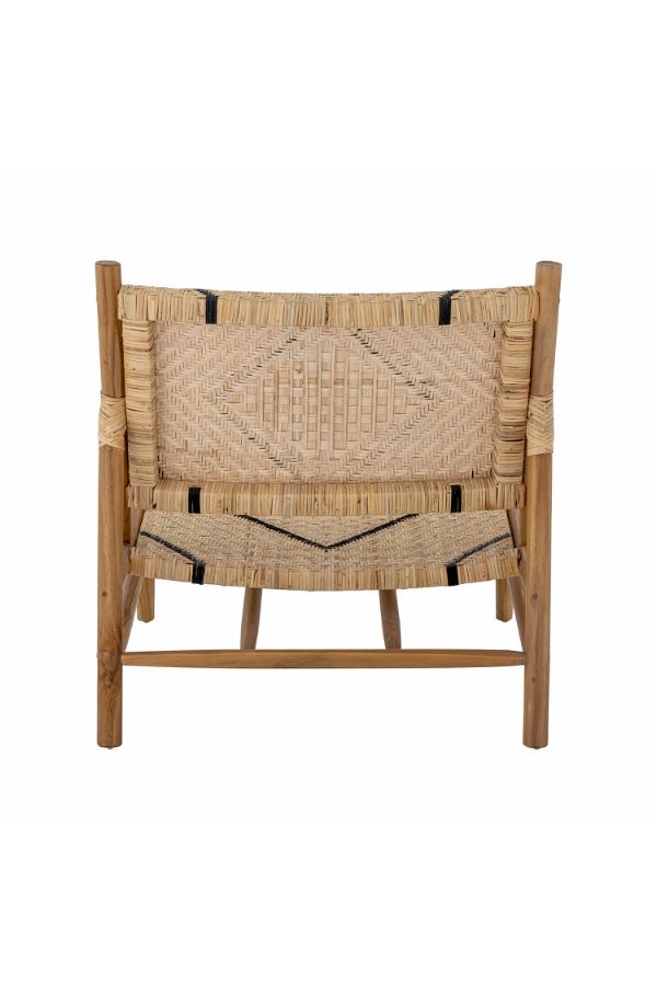 Creative Collection Lennox Lounge Chair, Nature, Teak