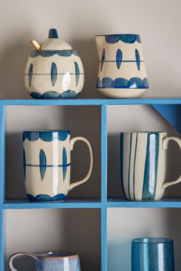 Creative Collection Allium Mug, Blue, Stoneware