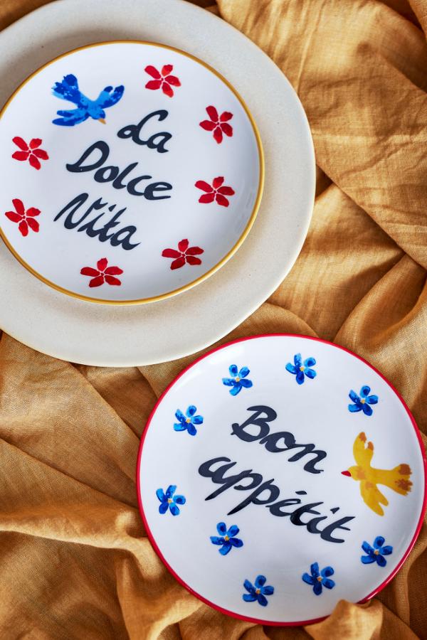 Creative Collection Lindsay Plate, Multi, Stoneware