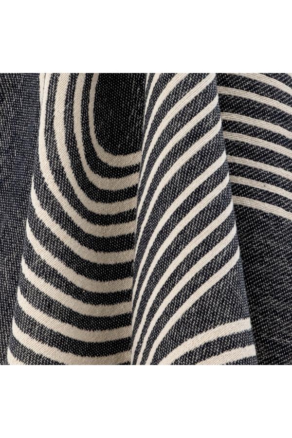 Bloomingville Anek Throw, Black, Cotton