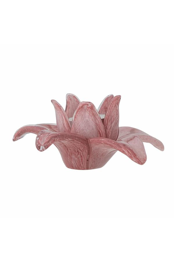 Bloomingville Wren Deco, Rose, Glass