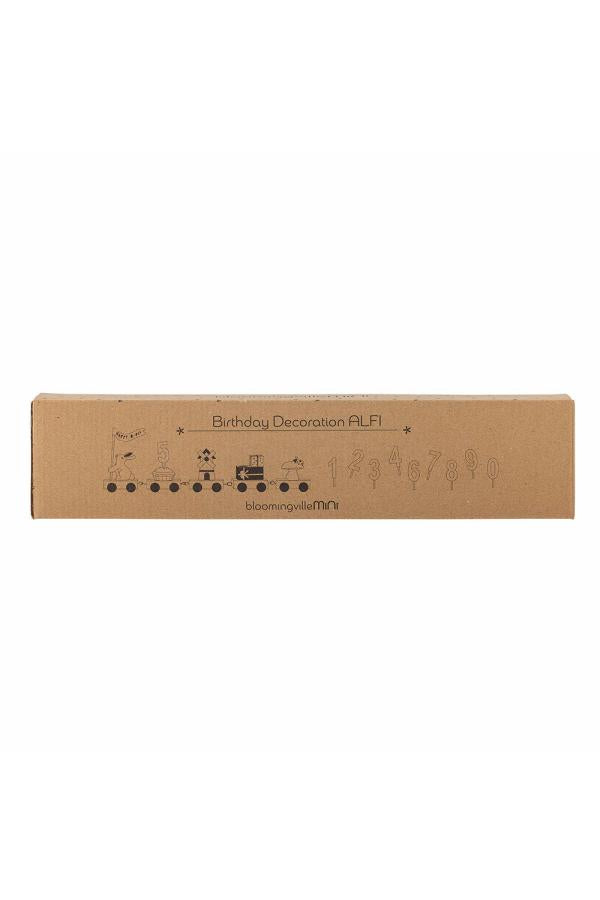 Bloomingville Mini Alfi Birthday Decoration, Multi, FSC®100%, MDF