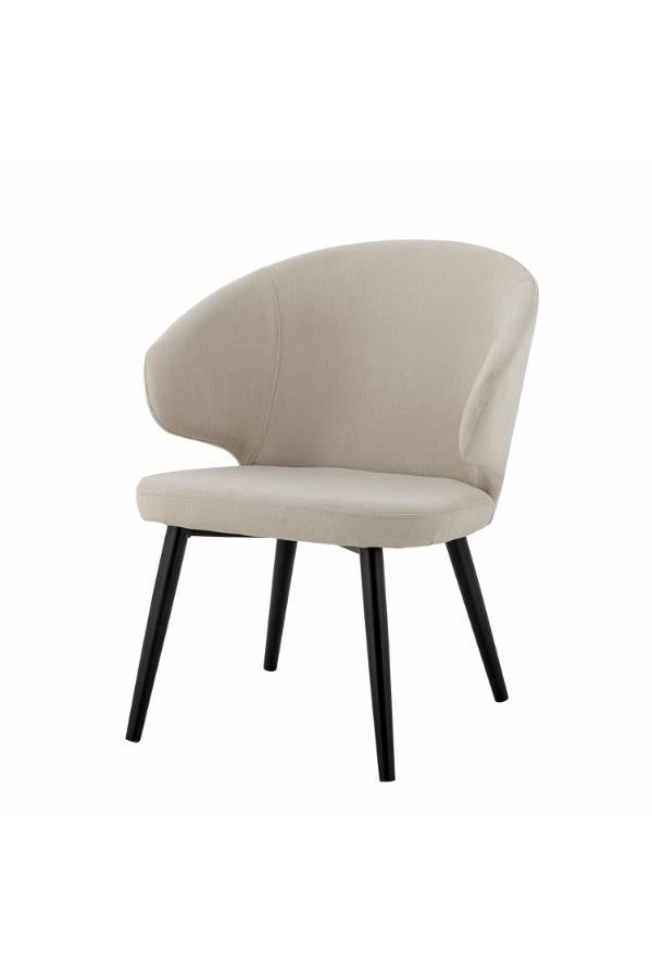 Creative Collection Loon Lounge Chair, Nature, Polyester