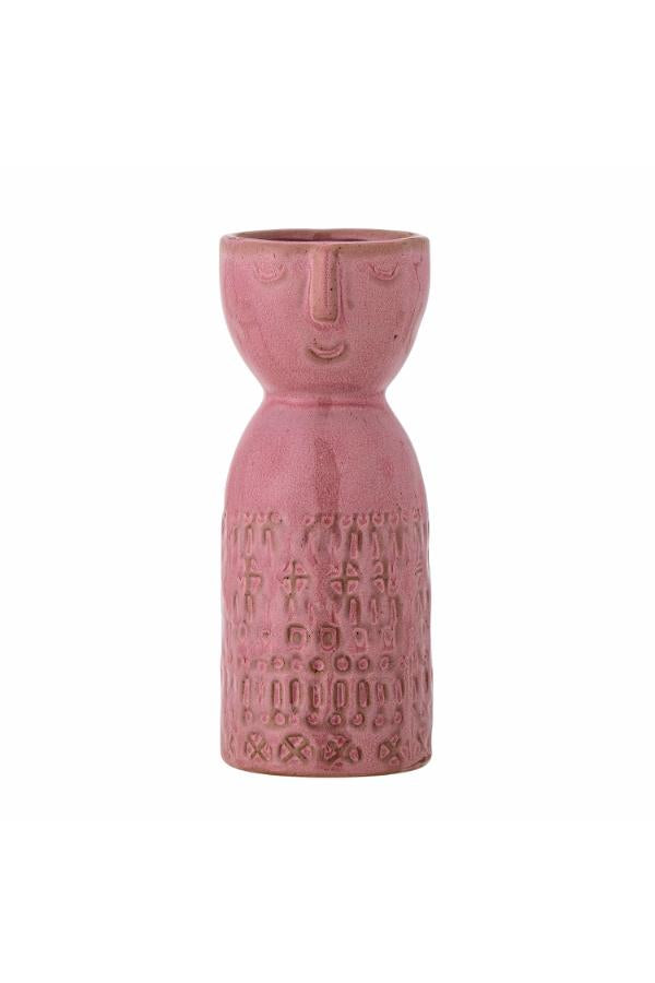 Bloomingville Embla Vase, Pink, Stoneware