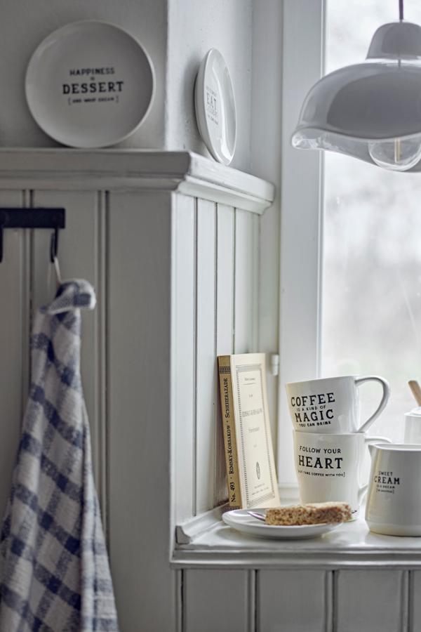 Creative Collection Garner Lampshade, Grey, Stoneware