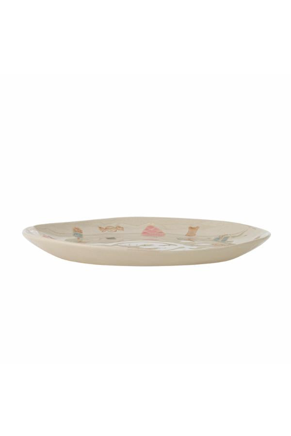 Bloomingville Mini Sweets Plate, Multi, Stoneware
