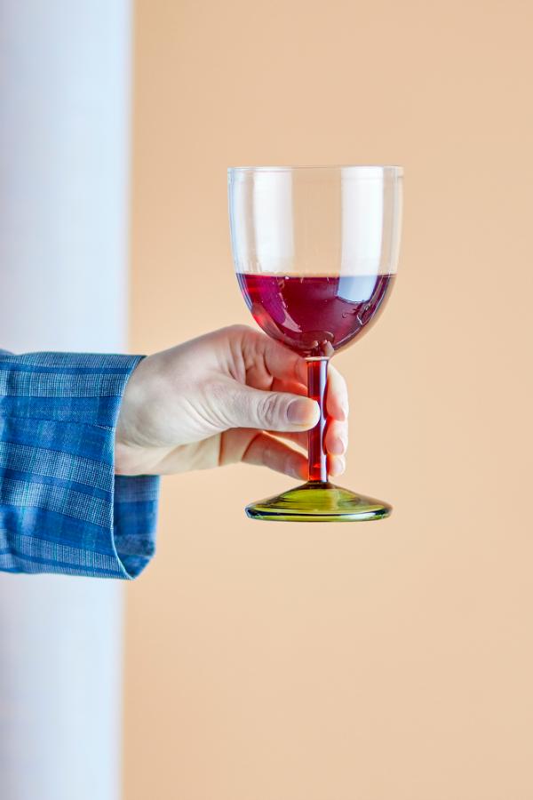 Bloomingville Martine Wine Glass, Multi, Glass