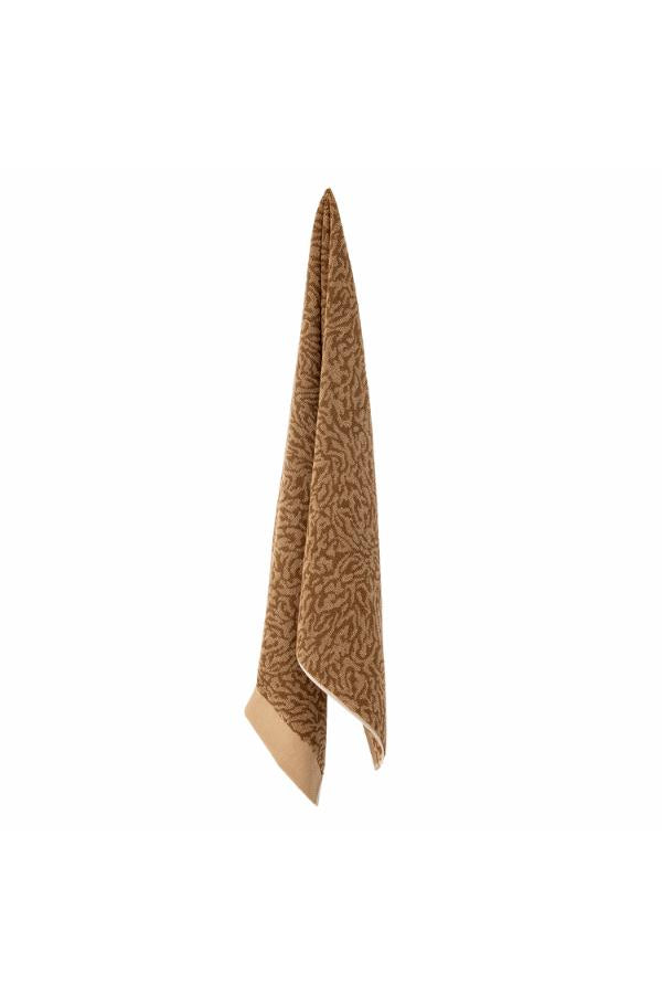 Bloomingville Kaysa Towel, Brown, Cotton