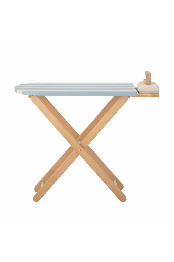 Bloomingville Mini Sande Toy Ironing Board & Iron, Blue, FSC®100%, MDF