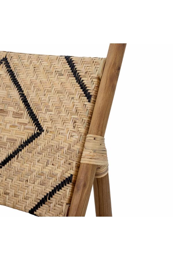 Creative Collection Lennox Lounge Chair, Nature, Teak