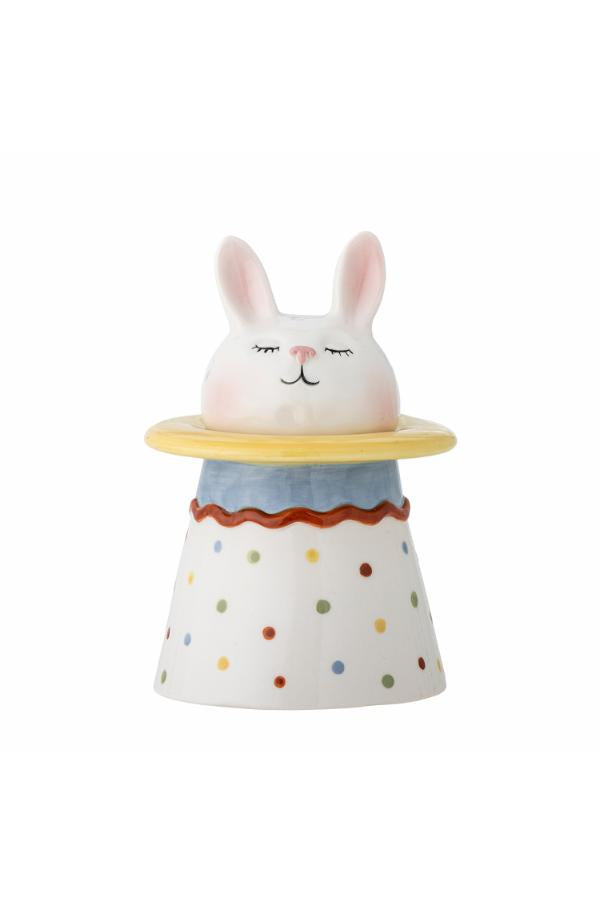 Bloomingville Mini Villja Jar w/Lid, Multi, Stoneware