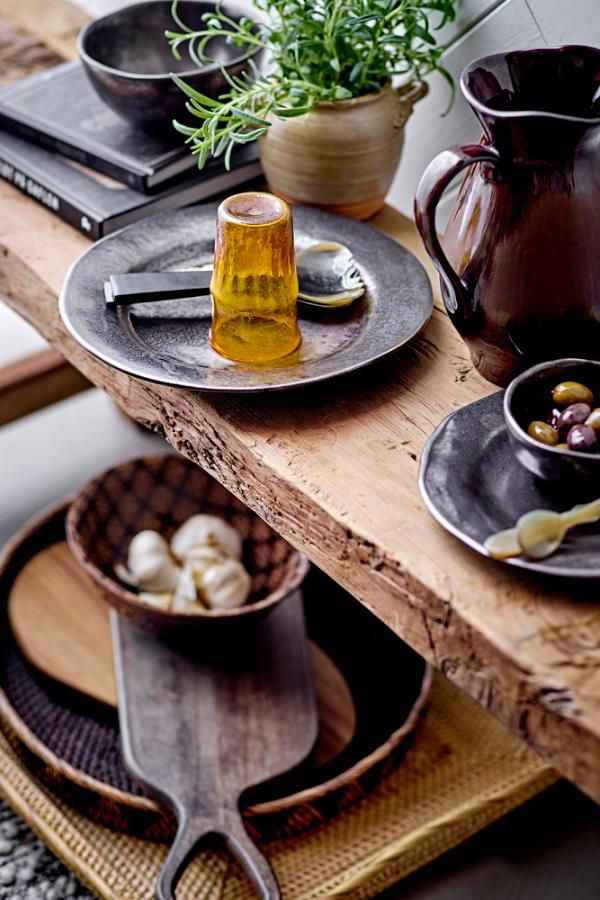 Creative Collection Linne Bowl, Bronze, Stoneware