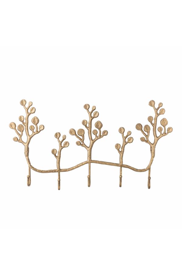 Creative Collection Padova Coat Rack, Brass, Metal