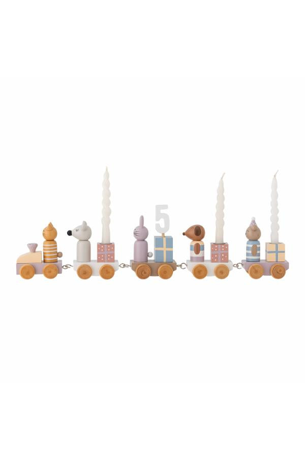 Bloomingville Mini Junaid Birthday Decoration, Multi, FSC®100%, MDF