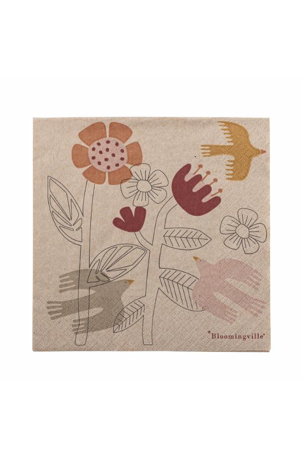 Bloomingville Vivielle Napkin, Multi, FSC®Recycled, Paper