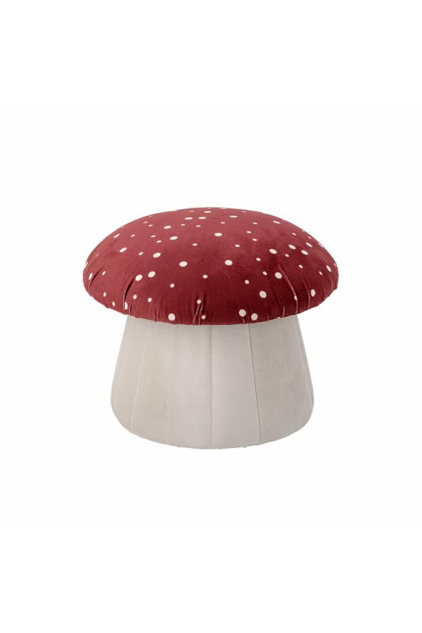 Bloomingville Mini Lue Pouf, Red, Polyester