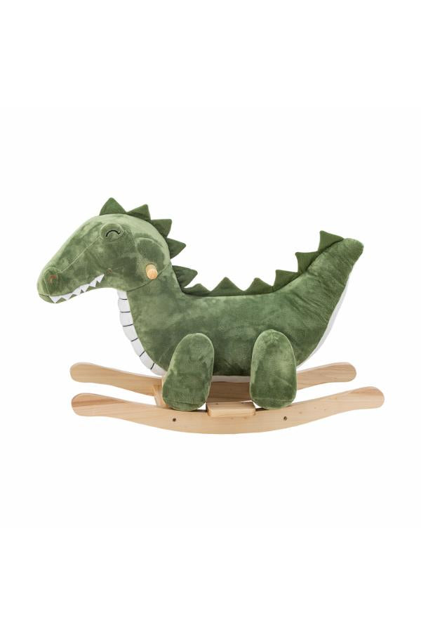 Bloomingville Mini Arnie Rocking Toy, Crocodile, Green, Polyester
