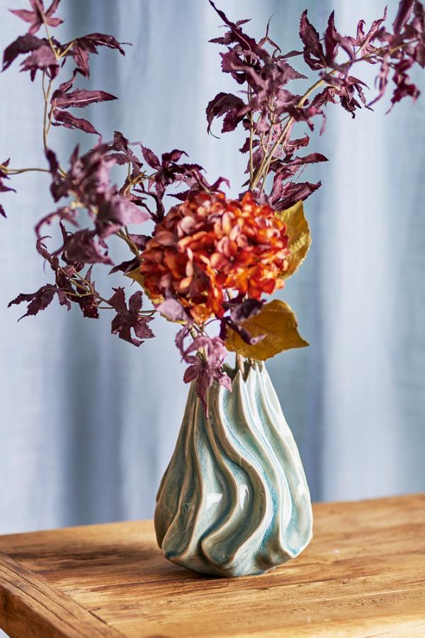 Creative Collection Dilara Vase, Blue, Stoneware