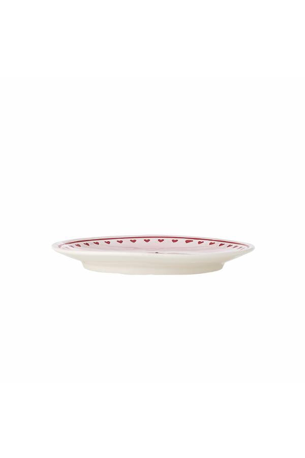 Bloomingville Binna Plate, Rose, Stoneware