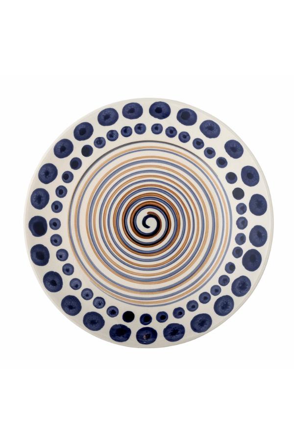 Bloomingville Shama Plate, Multi, Stoneware