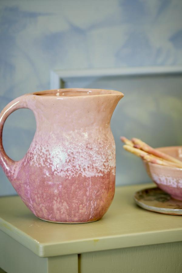 Creative Collection Darlene Jug, Rose, Stoneware