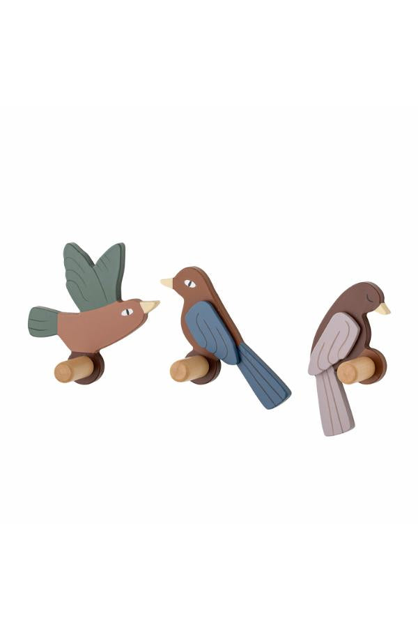 Bloomingville Mini Lewi Hook, Brown, FSC®100%, MDF