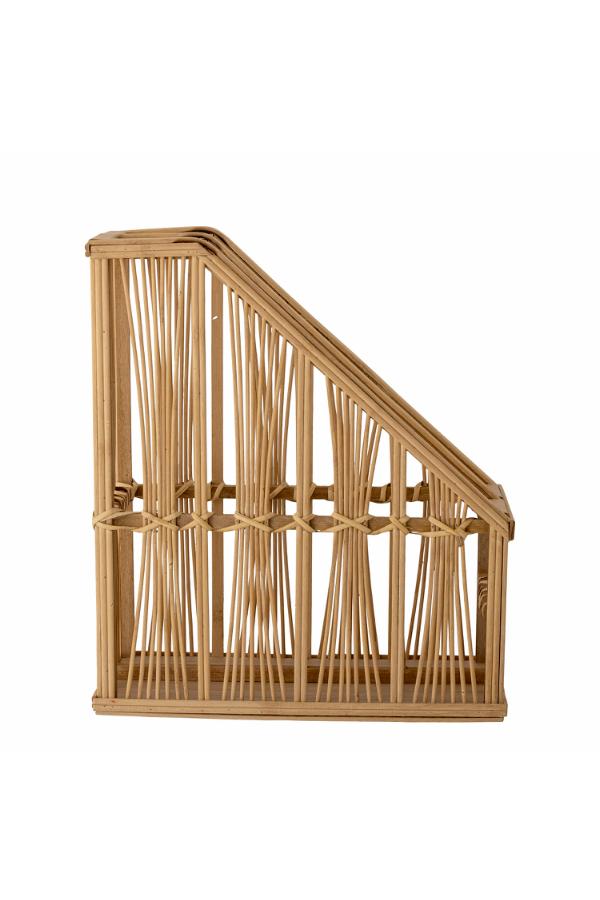 Bloomingville Tobi Magazine Holder, Nature, Bamboo
