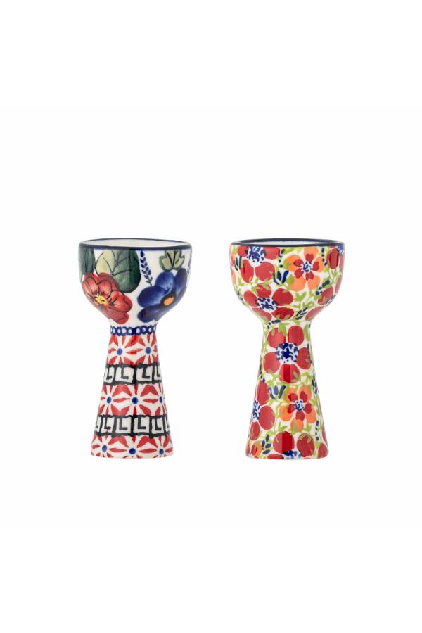 Creative Collection Florist Egg Cup, Multi, Stoneware