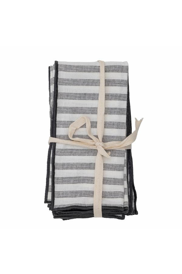 Bloomingville Eleonora Napkin, White, Cotton