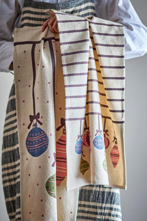 Bloomingville Ornamentia Kitchen Towel, Multi, Cotton OEKO-TEX®