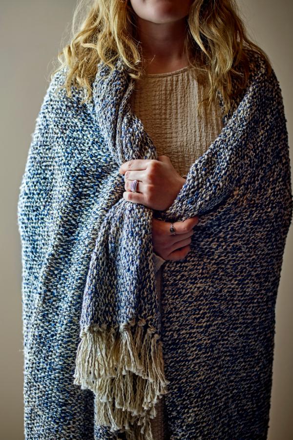 Creative Collection Ocean Throw, Blue, Polyester