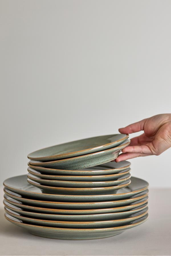 Bloomingville Pixie Plate, Green, Stoneware