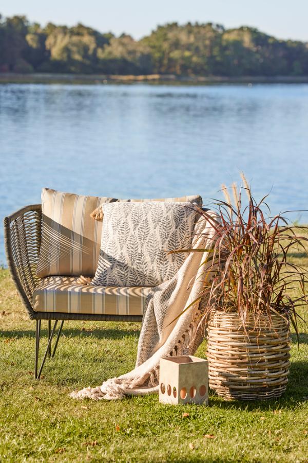 Bloomingville Mundo Lounge Chair, Green, Metal