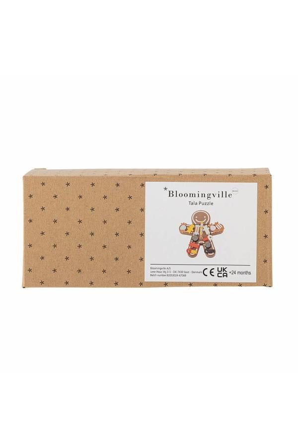 Bloomingville Mini Tala Play Set, Food, Brown, MDF