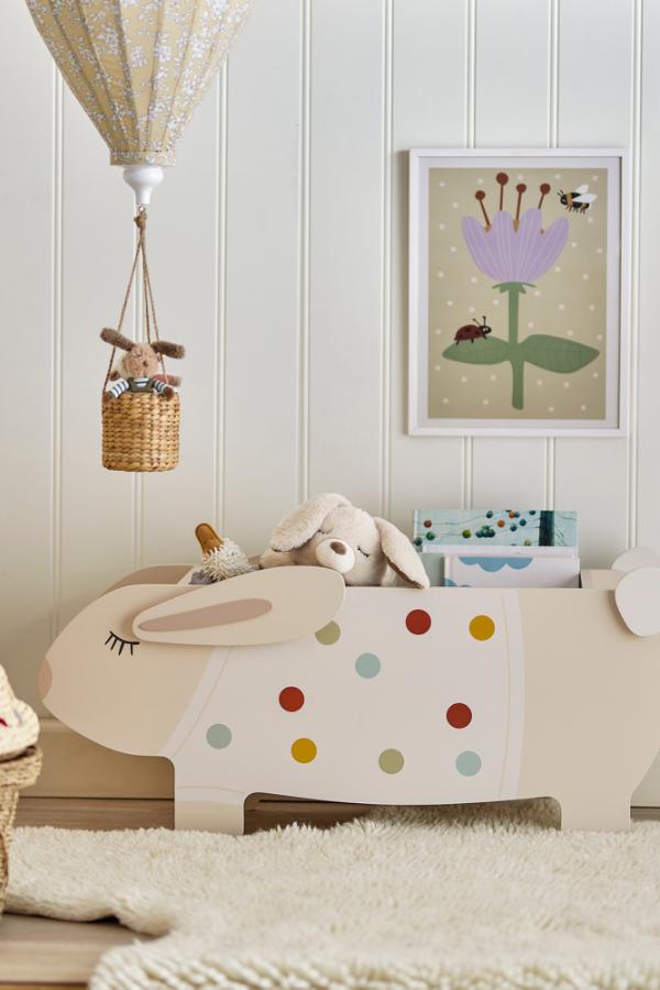 Bloomingville Mini Villja Book Stand, Multi, FSC®100%, MDF